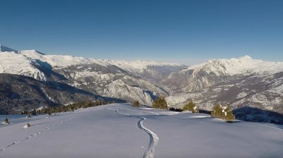 Balades et randonnées en raquettes à Valmeinier