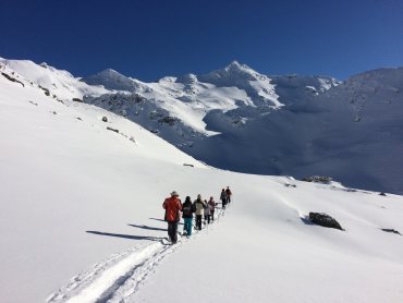 Balades et randonnées en raquettes à Valmeinier