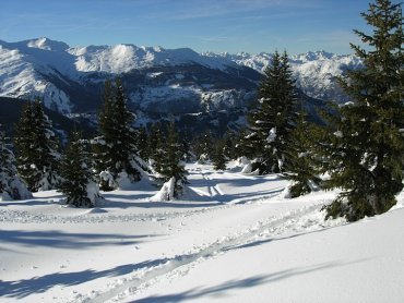 Balades et randonnées en raquettes à Valmeinier