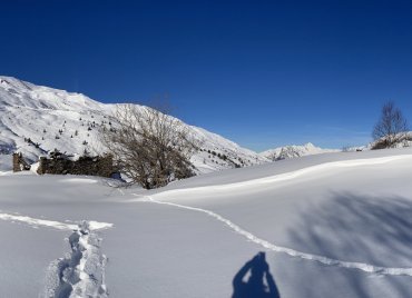 Balades et randonnées en raquettes à Valmeinier